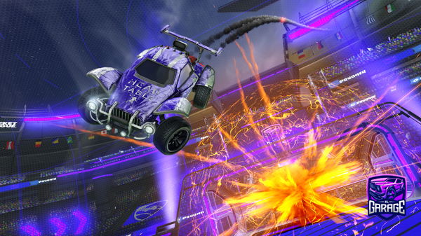 A Rocket League car design from Oferistka