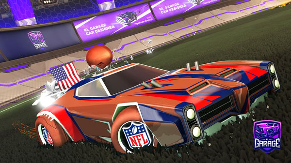 A Rocket League car design from -V3N0M-