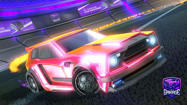 A Rocket League car design from LyteCoop