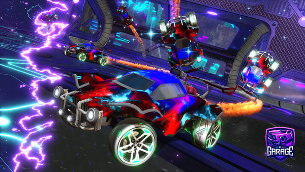 A Rocket League car design from kyl_owq03