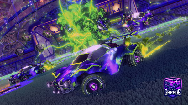 A Rocket League car design from Ultra-Aylucha