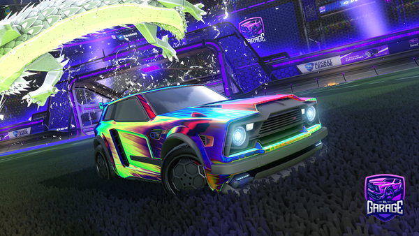 A Rocket League car design from Wooozyyy