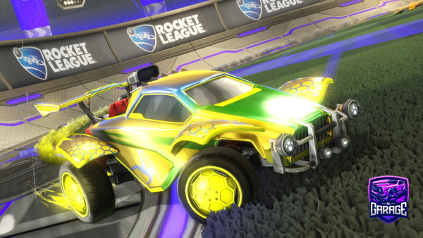 A Rocket League car design from Unpluggt