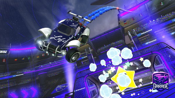 A Rocket League car design from Kuronosan