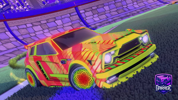 A Rocket League car design from dfuzeoverdrive