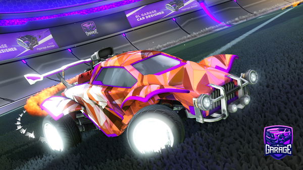 A Rocket League car design from mcflip21