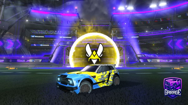 A Rocket League car design from BobLeSheten