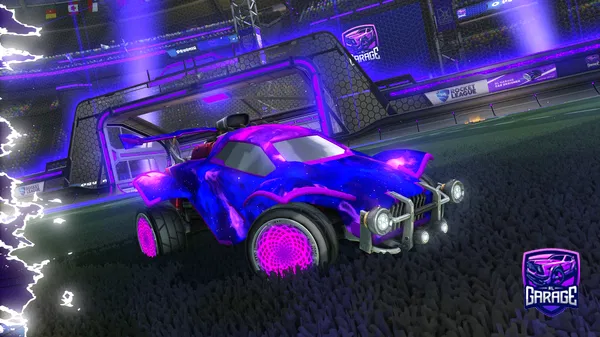 A Rocket League car design from Fennec224