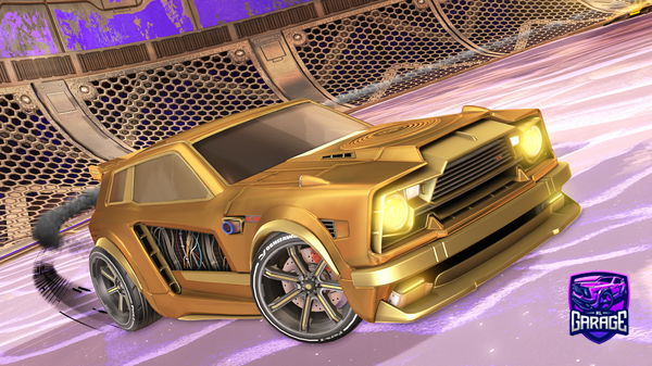 A Rocket League car design from Inbreker033