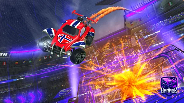 A Rocket League car design from ljklace34