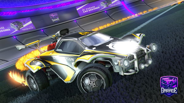 A Rocket League car design from JC_ROARS