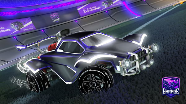 A Rocket League car design from smilingrn