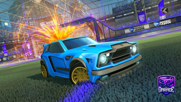 A Rocket League car design from hduo