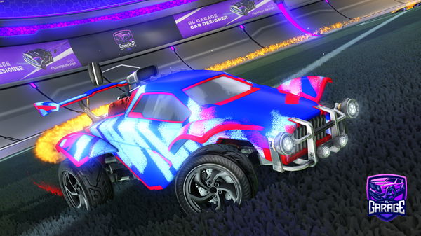 A Rocket League car design from Zlette