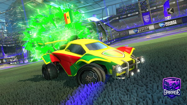 A Rocket League car design from Jaydee1aye