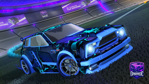 A Rocket League car design from leonprimer