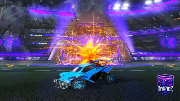 A Rocket League car design from Blackpanda7795