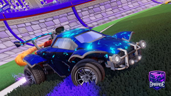 A Rocket League car design from geneticYT