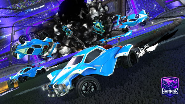 A Rocket League car design from BushsBeans