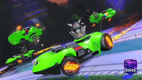 A Rocket League car design from Slime-rancher