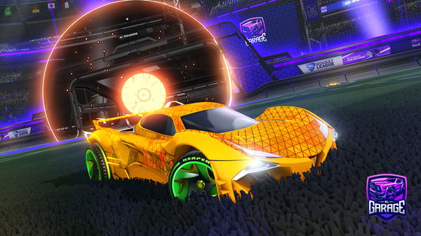 A Rocket League car design from macky_racer95
