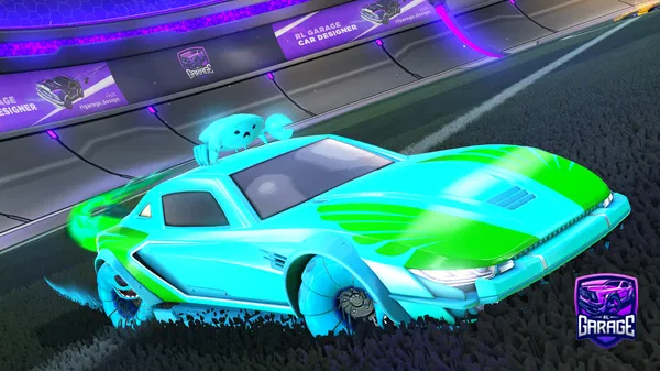 A Rocket League car design from Misha76_