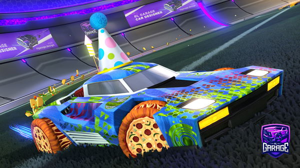 A Rocket League car design from Elr0nd