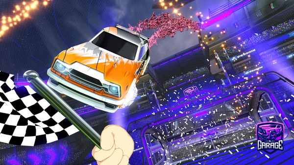 A Rocket League car design from w8llyrl