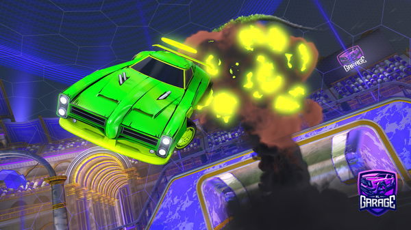 A Rocket League car design from PwrRJSB