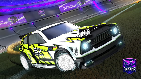 A Rocket League car design from Poweredplayer