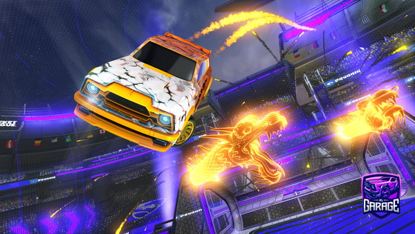 A Rocket League car design from zxoxelotle