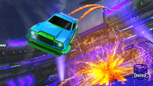 A Rocket League car design from samsmithins14