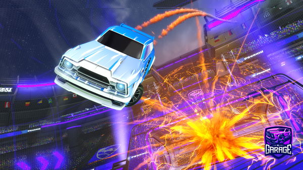 A Rocket League car design from yupyuppep