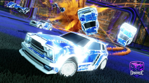 A Rocket League car design from afortunato17