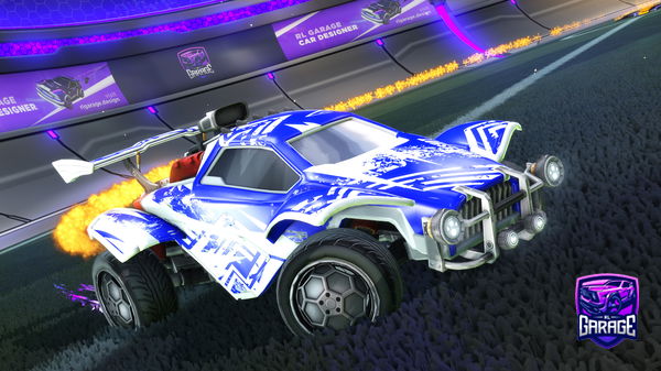 A Rocket League car design from Dxv1
