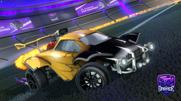 A Rocket League car design from Road_to_black_standard