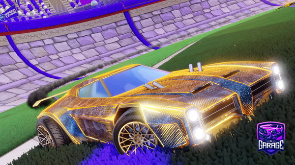 A Rocket League car design from hellodarcy