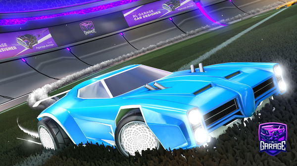 A Rocket League car design from Kartka123