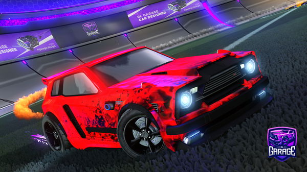 A Rocket League car design from Polopat36