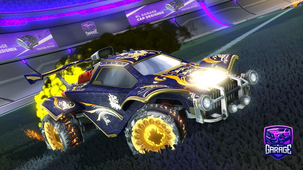 A Rocket League car design from IQR