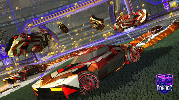 A Rocket League car design from Turbozox