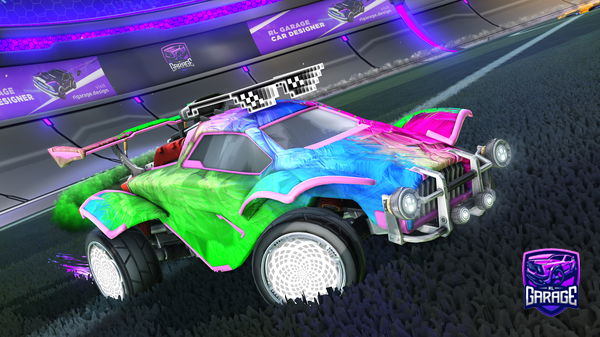 A Rocket League car design from 2EZeGAMER99