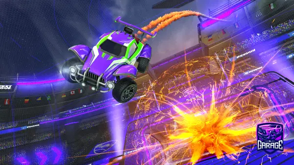 A Rocket League car design from GSTASHU