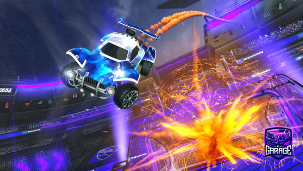 A Rocket League car design from amsilol972