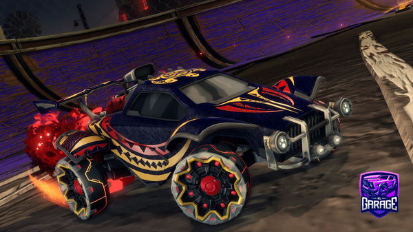 A Rocket League car design from CrspyChkn