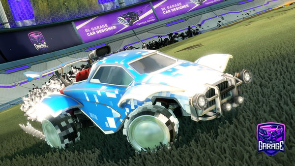 A Rocket League car design from Skullylord