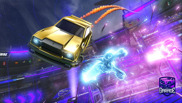 A Rocket League car design from AMD_473