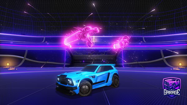 A Rocket League car design from Thomynoue