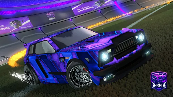 A Rocket League car design from Outburst