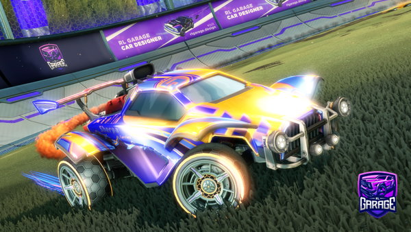 A Rocket League car design from NationFlowTTV